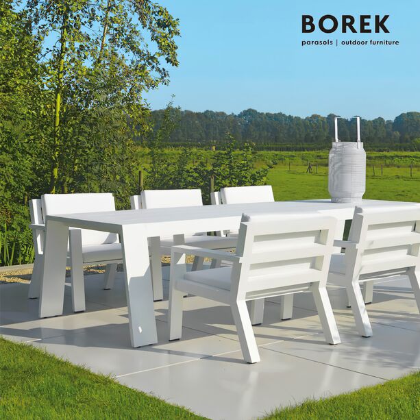 Design Gartentisch aus Alu - gro - Borek - 69x291x114cm - Viking Esstisch