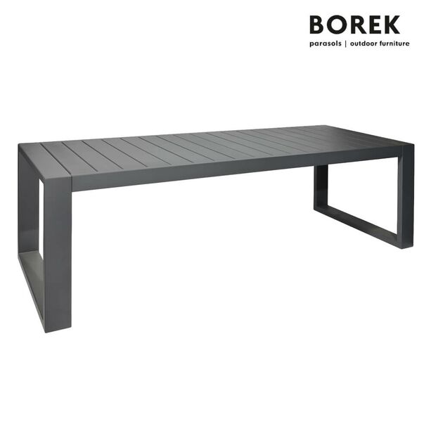 Aluminium Design Gartentisch von Borek - modern - anthrazit - stabil - Vitoria Esstisch