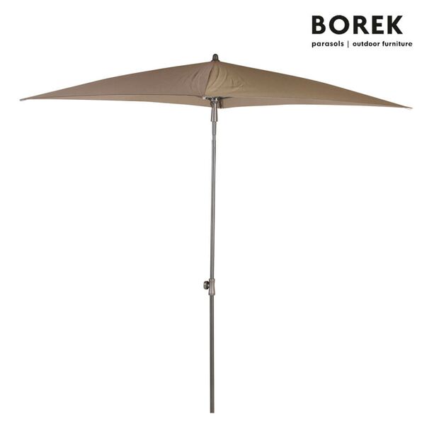 Hhenverstellbarer Sonnenschirm von Borek - kippbar - Metall Rahmen - hochwertig - Ancona Sonnenschirm