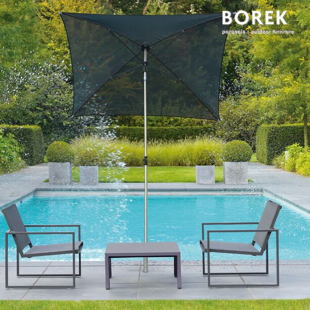 Design Sonnenschirm - hhenverstellbar & neigbar - Metall Rahmen - wetterfest - Borek - Verona Sonnenschirm
