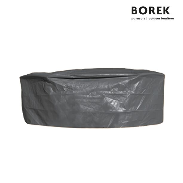 Abdeckhaube fr Gartenmbel von Borek - anthrazit - Synthetik - rund - Mbelabdeckung