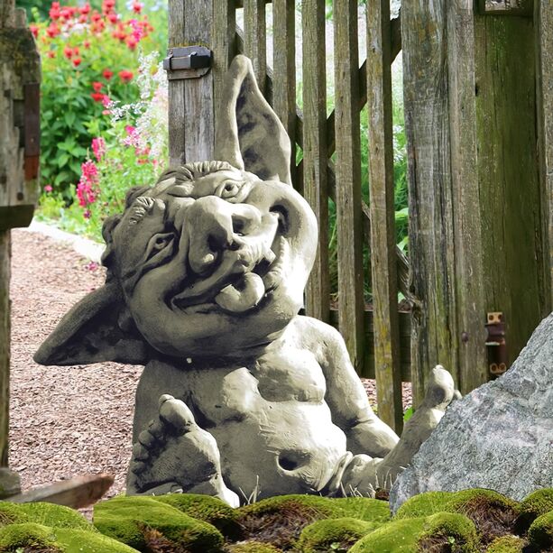 Lachende Garten Wichtel Skulptur - Frieso