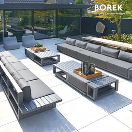 Borek Gartenlounge Set XXL - Aluminium - modern -...