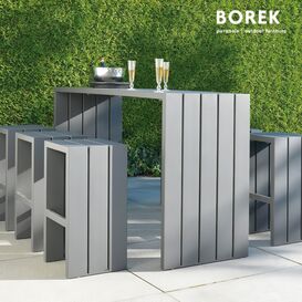 Outdoor Bartisch mit Hockern fr Garten & Terrasse -...