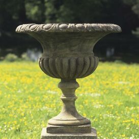 Deko Gartenvase mit Antik Finish - Kingston