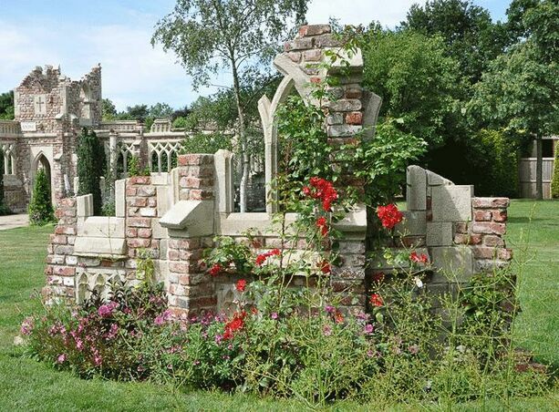 Deko Ruine fr den Garten - Steynton Castle