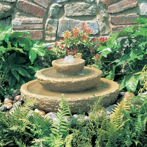 Kleiner Gartenspringbrunnen aus Stein - Ardenne / 81,5 cm
