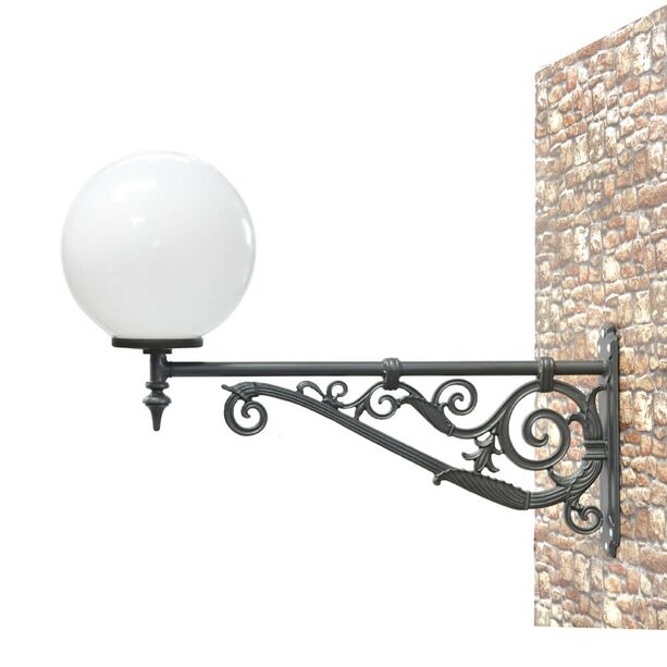 Antik Wandlampe fr drauen - Gusseisen - Elenita