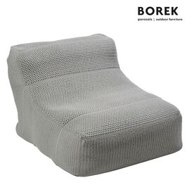 Hochwertiger Outdoor Sitzsack - grau - modern - Borek -...