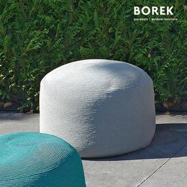 Kleiner Outdoor Sitzsack in grau - Borek - modern -...
