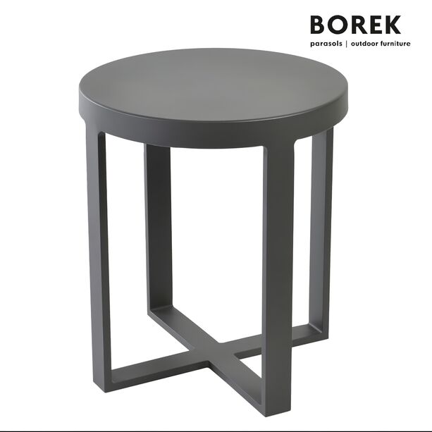 Garten Beistelltisch aus Aluminium - Borek - modern - rund - Force Beistelltisch