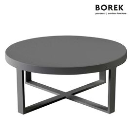 Runder Loungetisch fr drauen - Borek - Aluminium -...