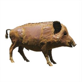 Gartenskulptur Stahl Wildschwein Keiler - Suidae