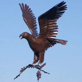 Edelrost Design Gartenfigur Steinadler - Adelaar