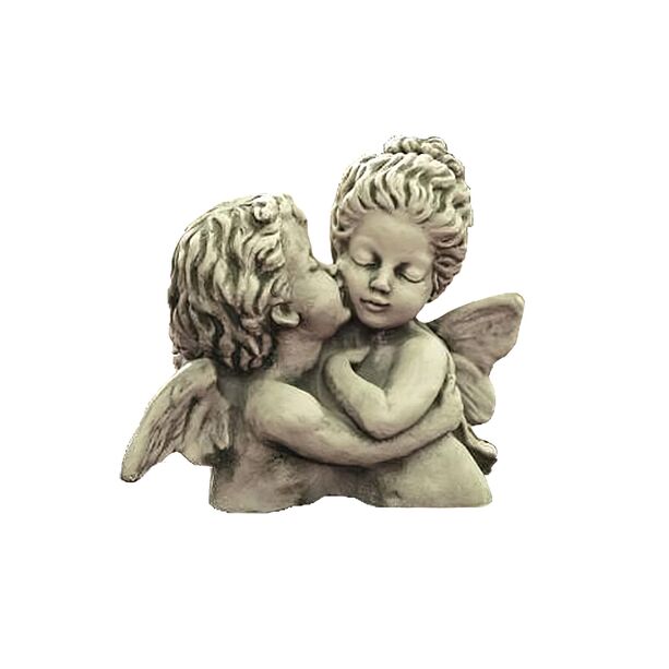 Kunstvolle Büste Engel und Elfe aus Steinguss - Fiona und Anton