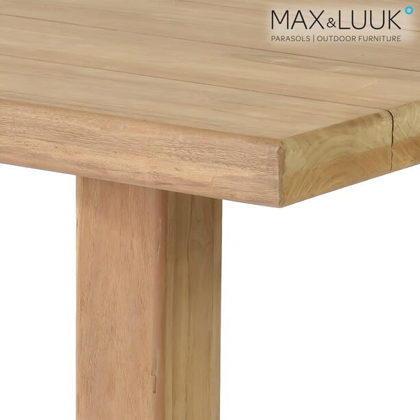 Quadratischer Gartentisch aus Teakholz - 70x80cm - Max&Luuk - Bruce Gartentisch