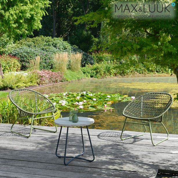 Gartensessel aus Rope & Alu - Max&Luuk - modern - Bella Sessel