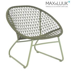 Gartensessel aus Rope & Alu - Max&Luuk - modern - Bella...