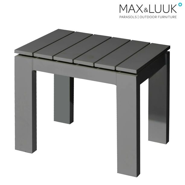 Garten Beistelltisch aus Aluminium - 50x40cm - eckig - Max&Luuk - Morris Beistelltisch