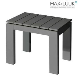 Garten Beistelltisch aus Aluminium - 50x40cm - eckig -...