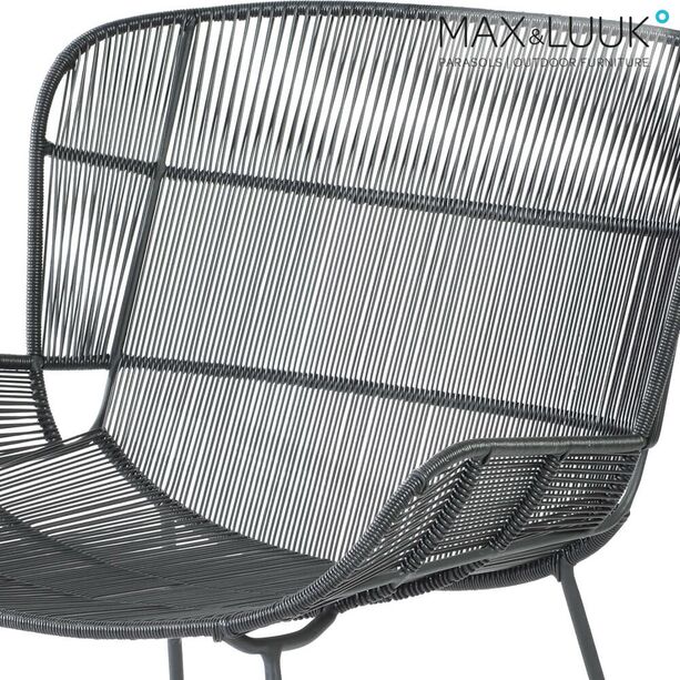 Outdoor Loungesessel aus Stahl & Kunststoff - Max&Luuk - modern - Faye Loungesessel