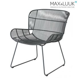 Outdoor Loungesessel aus Stahl & Kunststoff - Max&Luuk -...