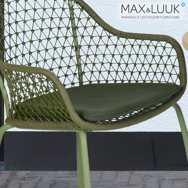 Sitzkissen fr den Gartenstuhl Anna aus Sunbrella von Max&Luuk - Anna Sitzkissen / Gaillette Reseda