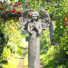 Garten Engelfigur betend fr drauen aus Stein - Lianna