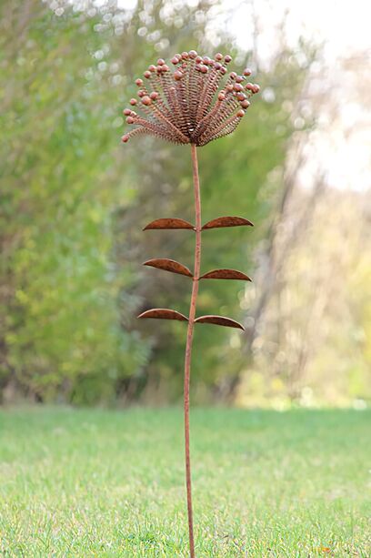 Außergewöhnliche Gartendekoration Eisen Blume - Flos Ferrum