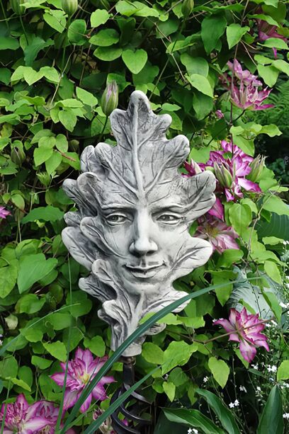 Einzigartige Figur fr den Garten - Eichenblatt - Plant Quercu