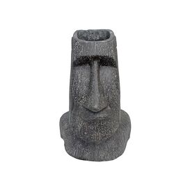 Moai Kopf als Pflanzgef fr die Gartengestaltung - Puranta
