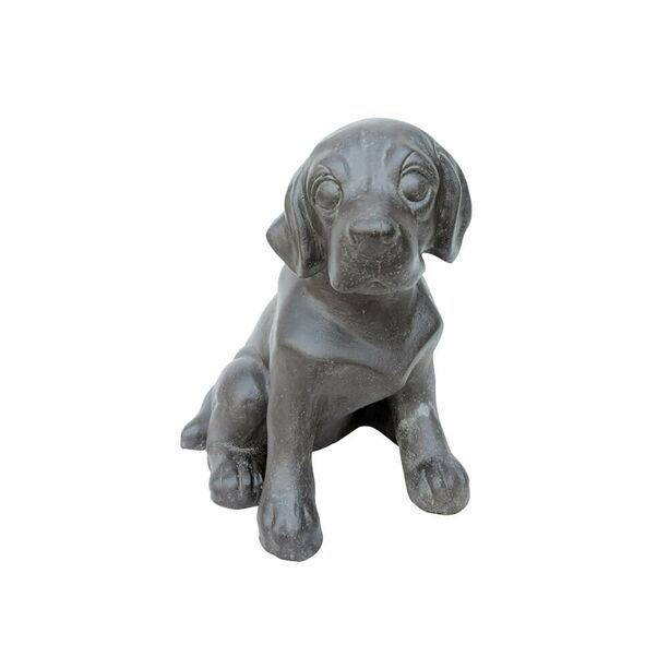Hunde Skulptur aus Steinguss für die Gartengestaltung - Hando