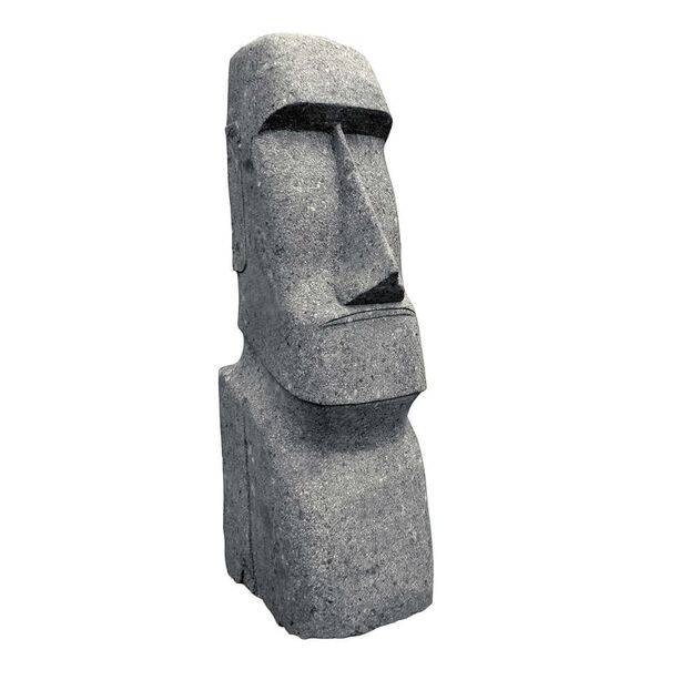 Mystische Moai-Kopf Statue aus Basanit fr den Garten - Hotanga