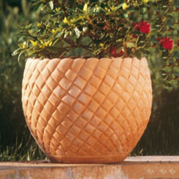 Besonderer Terracotta Blumentopf fr Grten - Piero