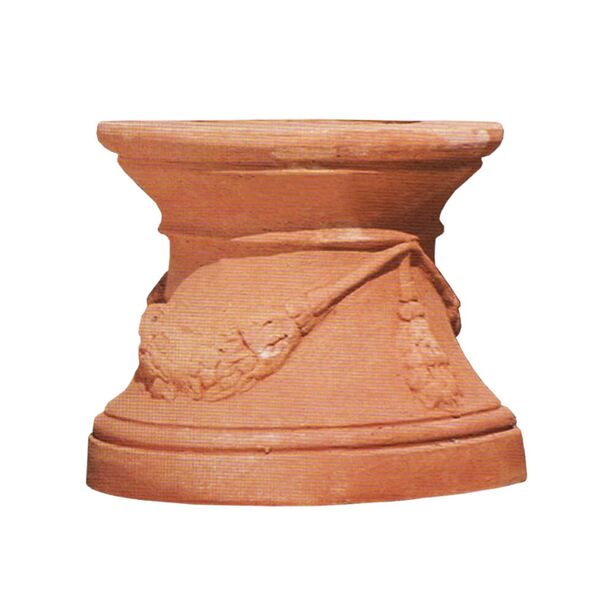 Terracotta Sockel im antiken Design - Giotto