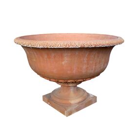 Groe Terracotta Gartenamphore - Alfani