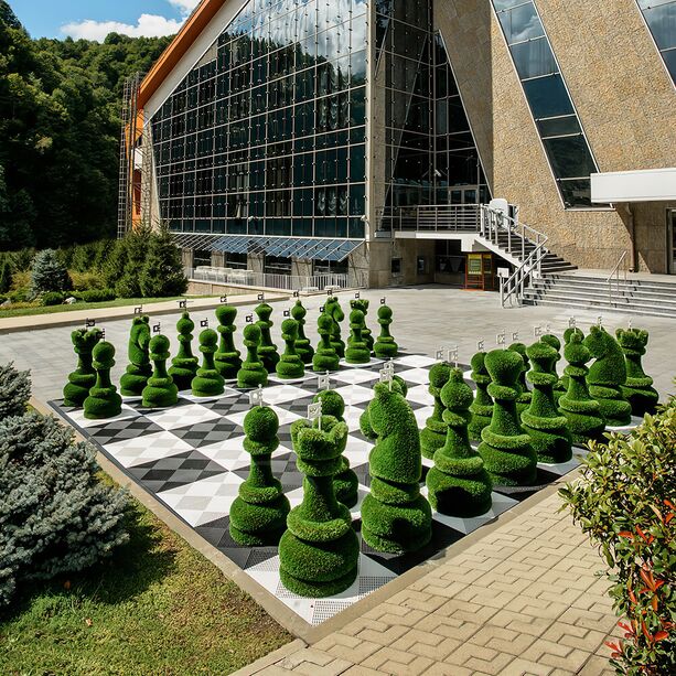 Groe Schachfigur 1m - Topiary - GFK & Kunstrasen - Schachfigur
