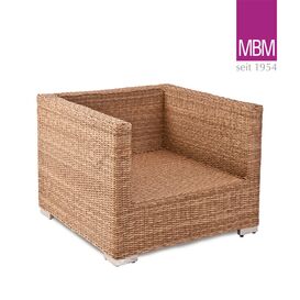 Garten Lounge Sessel - MBM - Geflecht & Alu - natur -...