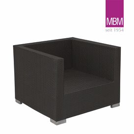 Gartenlounge Sessel von MBM - dunkelbraun - Alu &...