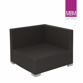 Gartenlounge Eckmodul dunkelbraun - MBM - Alu &...