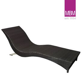 Relax Sonnenliege aus Aluminium & Polyrattan - MBM -...