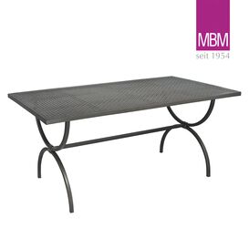 Gartentisch rechteckig - MBM - Metall/Eisen - 90x160x73cm...
