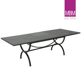 Ausziehtisch aus Schmiedeeisen - 180/240x100cm - MBM -...