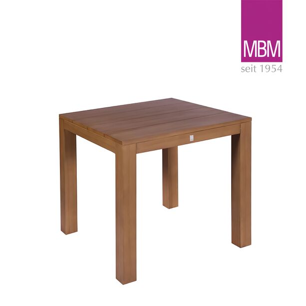 Beistelltisch fr drauen - MBM - Holzoptik - Resysta - 45x60x60cm - Beistelltisch La Villa