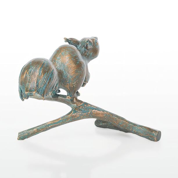 Tierskulpturen Set aus 4 Bronze Eichhrnchen - Eichhrnchen Set