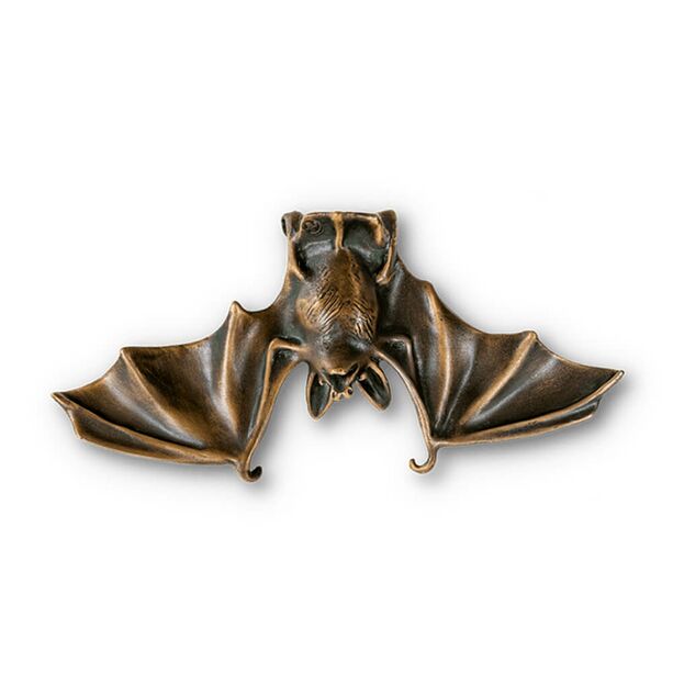 Bronze Tier Wandskulptur fr den Outdoor-Bereich - Fledermaus