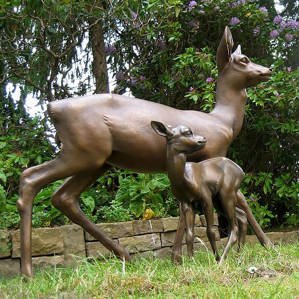 Knstler Bronze Rehskulptur aus limitierter Auflage - Reh - Ricke