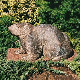 Knstlerfigur Murmeltier aus Bronze - limitiert - Murmeltier