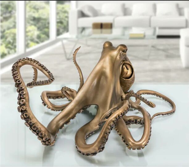 Bronze Oktobus-Skulptur aus Knstleredition - Octopus
