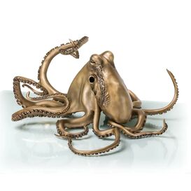 Bronze Oktobus-Skulptur aus Knstleredition - Octopus